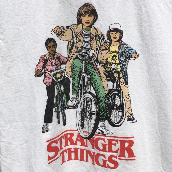 Stranger Things Ringer Graphic Tee White S - Picture 2 of 7